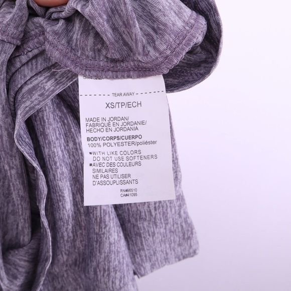 UNDERARMOUR Quarter Zip Heathered Purple Running Top - Picture 7 of 7